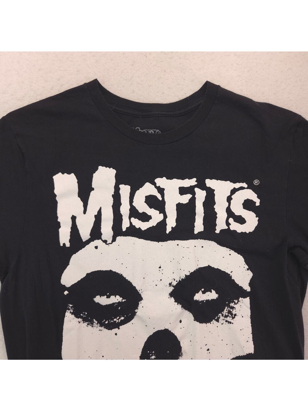 Misfits Band Short Sleeve Crew Neck Graphic T-Shirt Mens Size Medium M Black